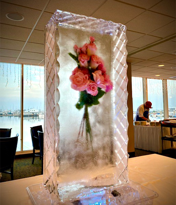 Ice Decor - Flowers - Signature Ice Sculptures