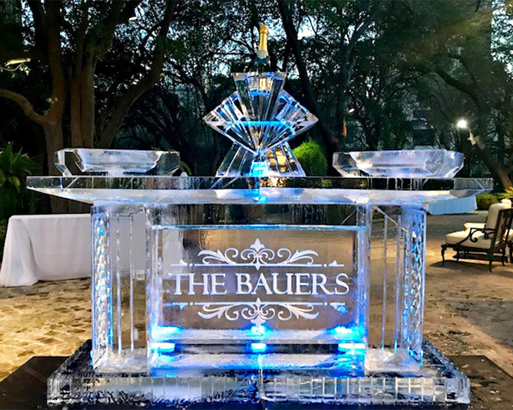 Create Your Custom Ice Luge For Parties & Events